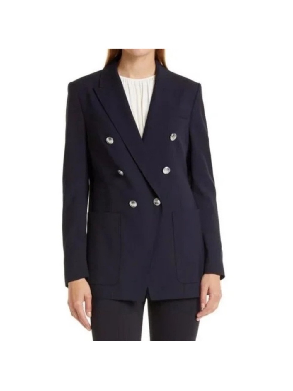 Michael Kors Black Double Breasted Blazer Timeless Suit Jacket. 0. NWT.